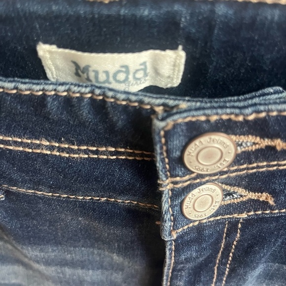 Mudd Distressed Bling Rhinestone Jeans Girls Size 16 - Picture 3 of 7